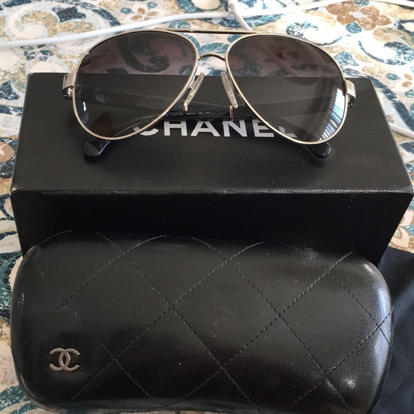 CHANEL Accessories - SOLD* Chanel Aviator Sunglasses
